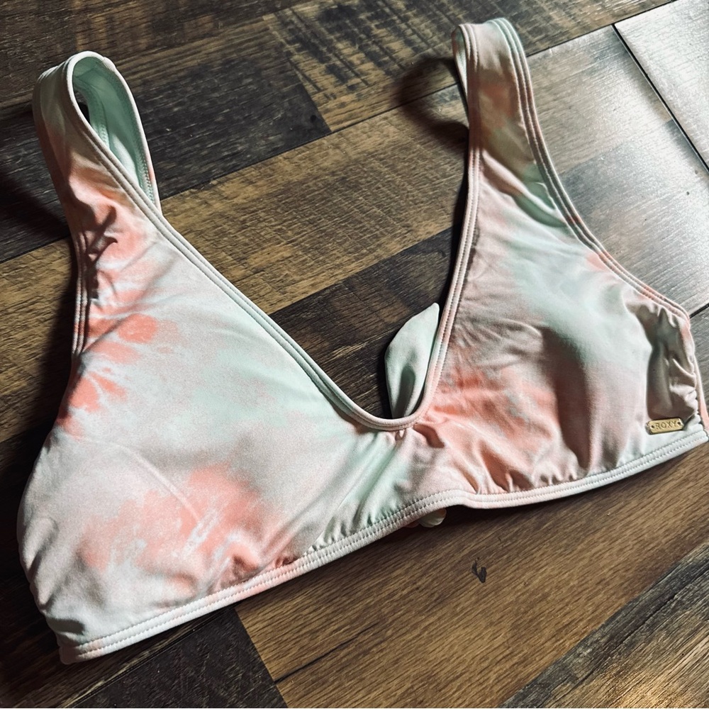 Roxy Pastel Tie-Dye Bikini Top